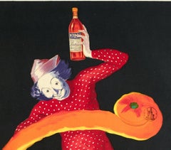 Leonetto Cappiello, Original Vintage Alcohol Poster, Bitter Campari, Clown, 1921