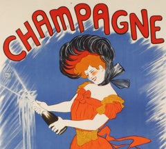 Leonetto Cappiello, Original Vintage Poster, Champagne Delbeck, Reims, 1902