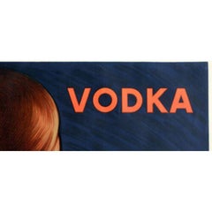 Leonetto Cappiello, Original Vintage Poster for Vodka Relsky from 1911, Cossack