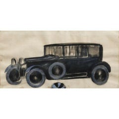 Leonetto Cappiello, Poster Study Maquette, Studebaker, Automobile, Car, 1926