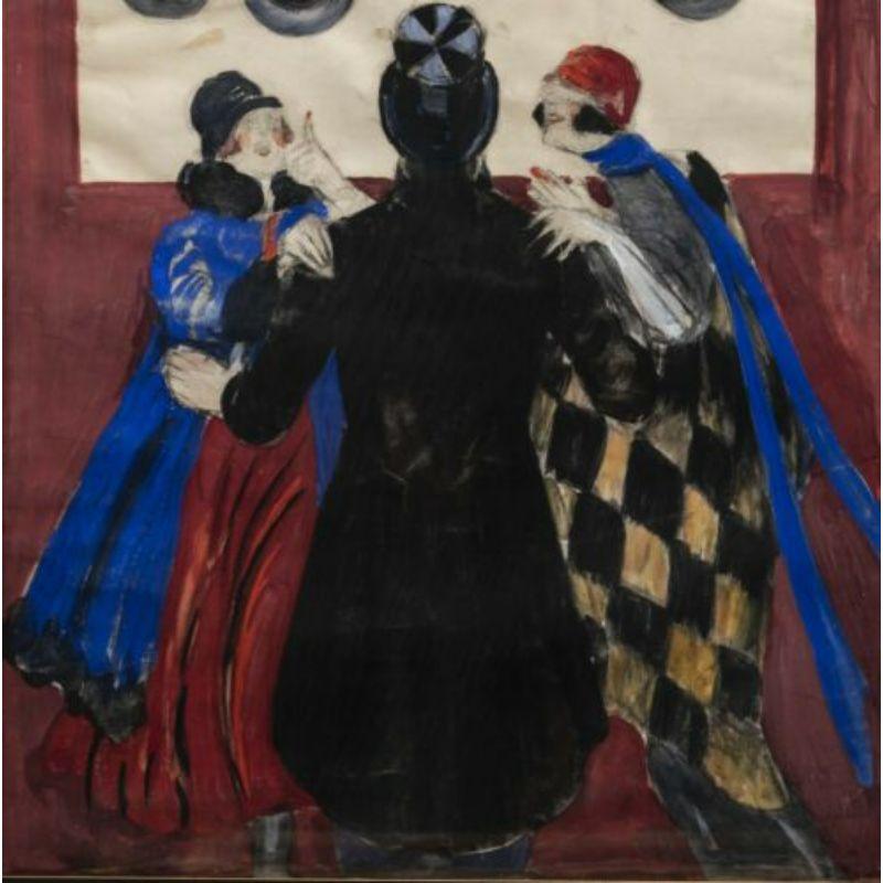 Poster Studie Maquette von Leonetto Cappiello, Studebaker, Automobil, Auto, 1926 (Art déco) im Angebot