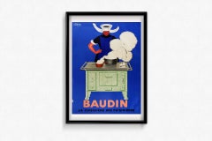 1933 Original vintage poster by Cappiello Baudin La Cuisinière des Cuisinières