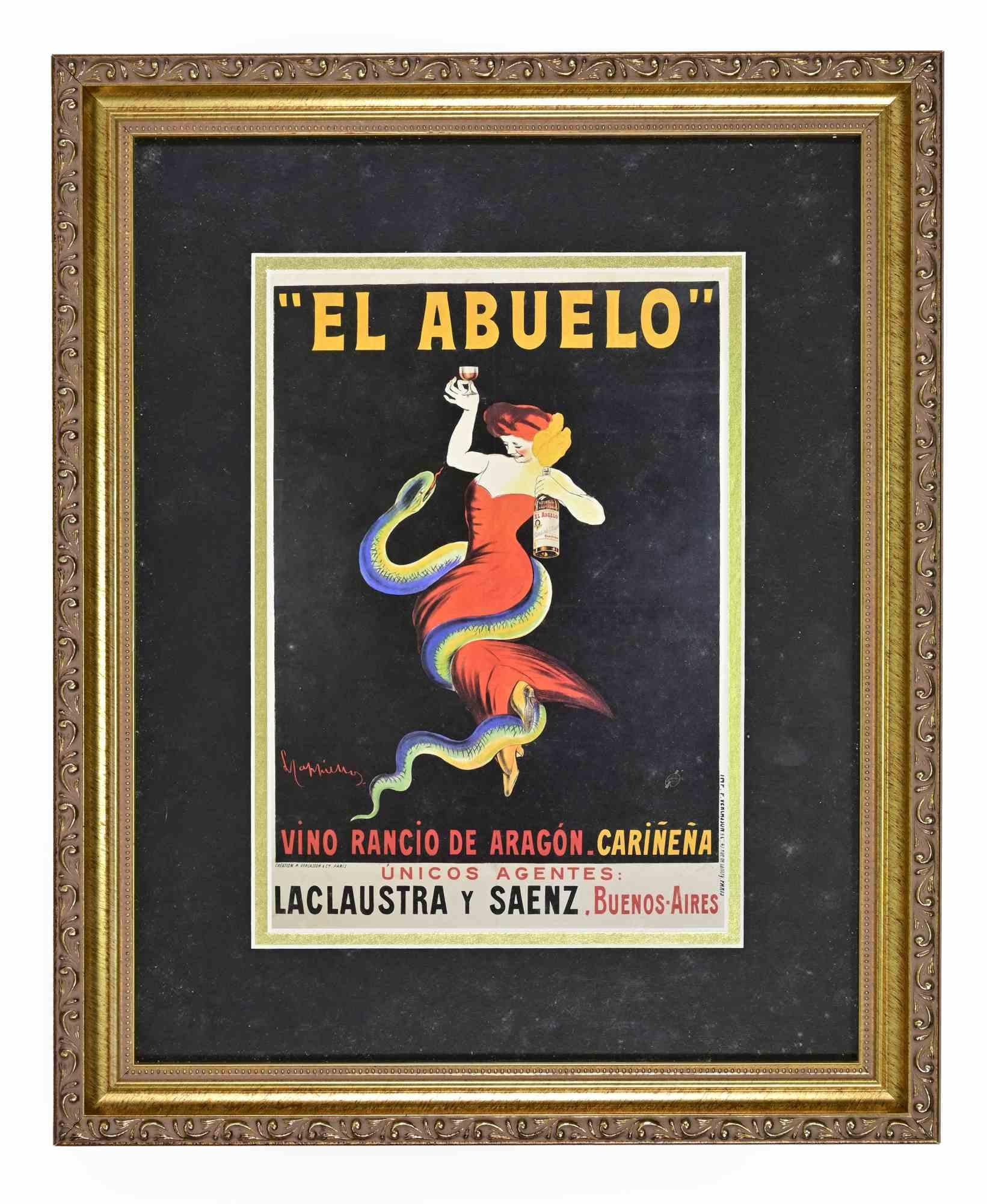 El Abuelo - Lithograph by Leonetto Cappiello - 1910s im Angebot 1