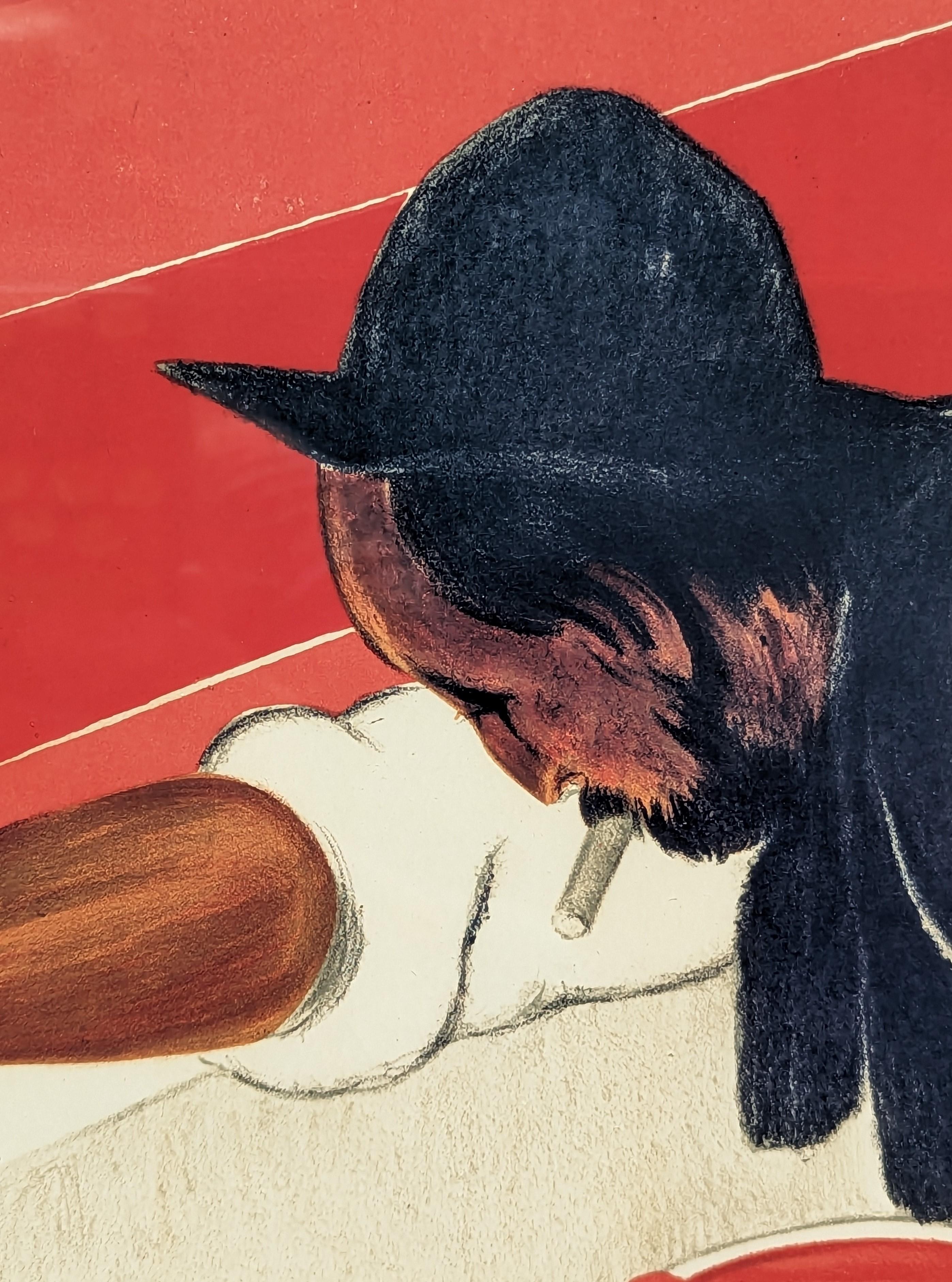 Póster promocional de pintura de secado rápido Nitrolian Vintage Modern Art Decó francés 5