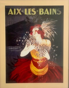 Leonetto Cappiello “Aix-Les-Bains” Poster Print, Framed
