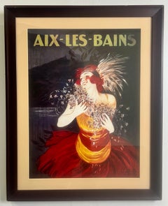 Leonetto Cappiello “Aix-Les-Bains” Poster Print, Framed