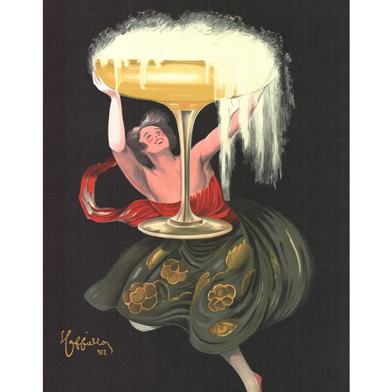 Leonetto Cappiello 'Contratto' 1997- Litografia in vendita 1