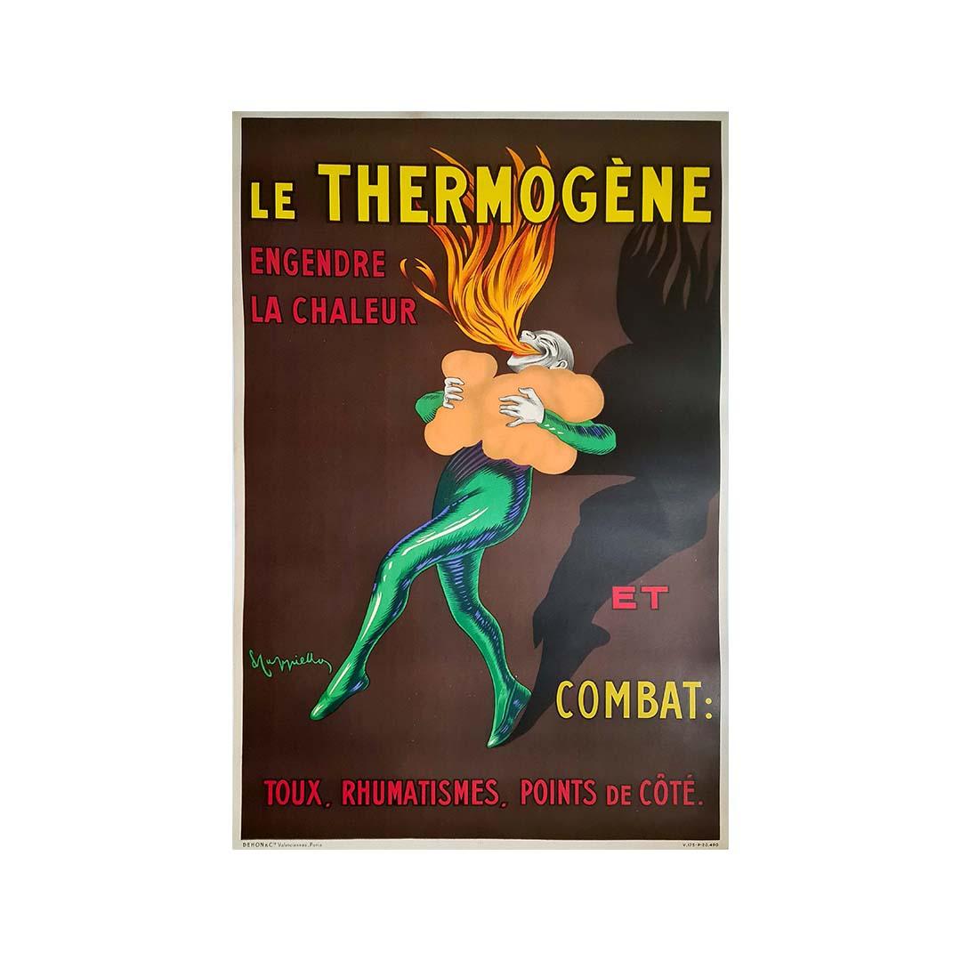 Leonetto Cappiello's original 1949 poster for Le Thermogène For Sale 1