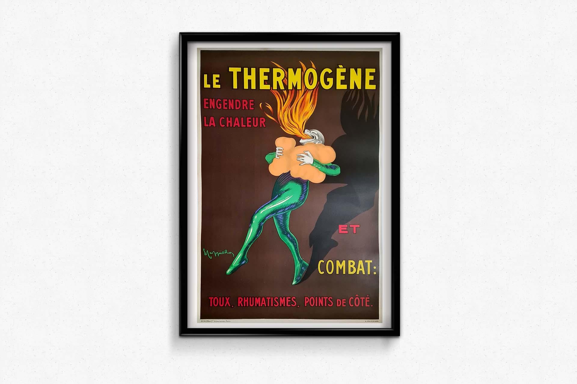Leonetto Cappiello's original 1949 poster for Le Thermogène For Sale 3