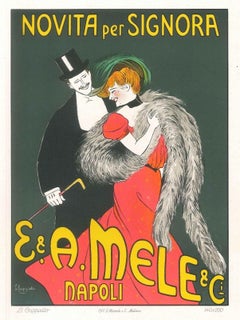Novità per Signora - Original Advertising Lithograph by L. Cappiello - 1903 ca.