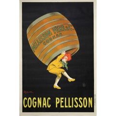 Cartel original de 1907 para el coñac Pellisson, obra del legendario Leonetto Cappiello