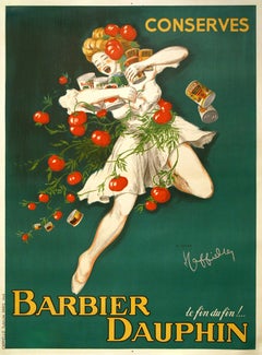Cartel Barbier Dauphin original de 1948 creado por Leonetto Cappiello