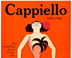 Affiches d'origine de l'exposition Cappiello Caricatures du Grand Palais à Paris