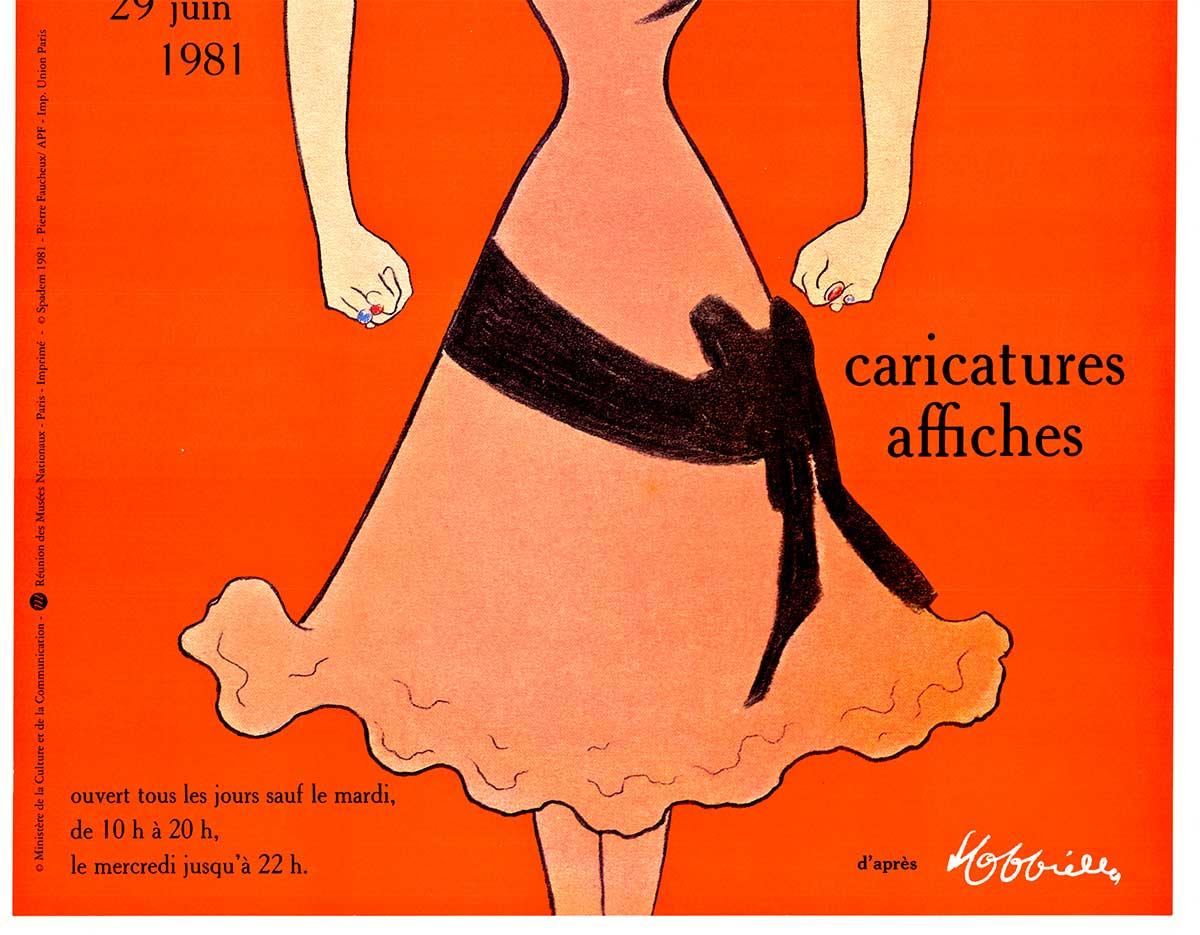 Cartel original de la exposición Cappiello Caricatures Affiches Paris Grand Palais - Print Art Decó de Leonetto Cappiello