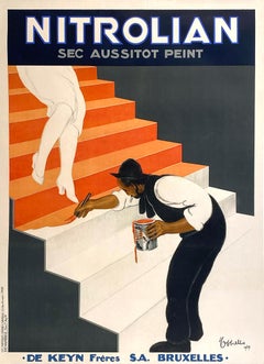 Original Leonetto Cappiello, Nitrolian-Poster, Gemälde, 1929, Gemälde