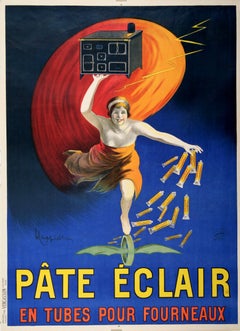 Poster originale di Leonetto Cappiello 1912 - Pate Eclair Stove Polish