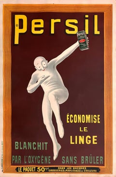Original Vintage Cappiello Persil Economise Le Linge C1910 Poster - Rare