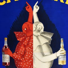 Original Vintage Drink Advertising Poster Campari Milano Cappiello Alcohol Italy