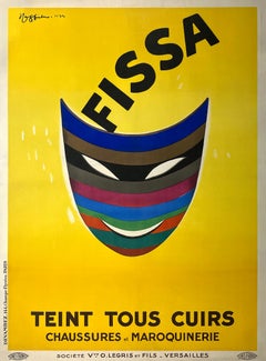 Original Vintage Leonetto Cappiello Fissa Cartel 1932 - RARO