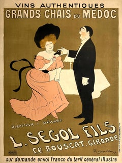 Cartel Vintage Original de Leonetto Cappiello - L. Segol Fils 1901 - Raro