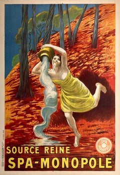 Poster originale d'epoca Leonetto Cappiello Spa Monopole 1922