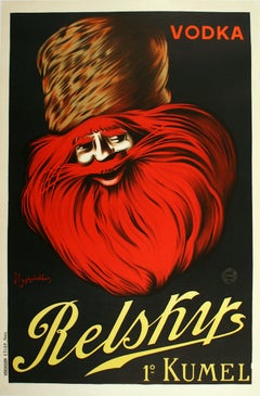 Relsky Vodka Original Antique Poster circa1925 by Leonetto Cappiello