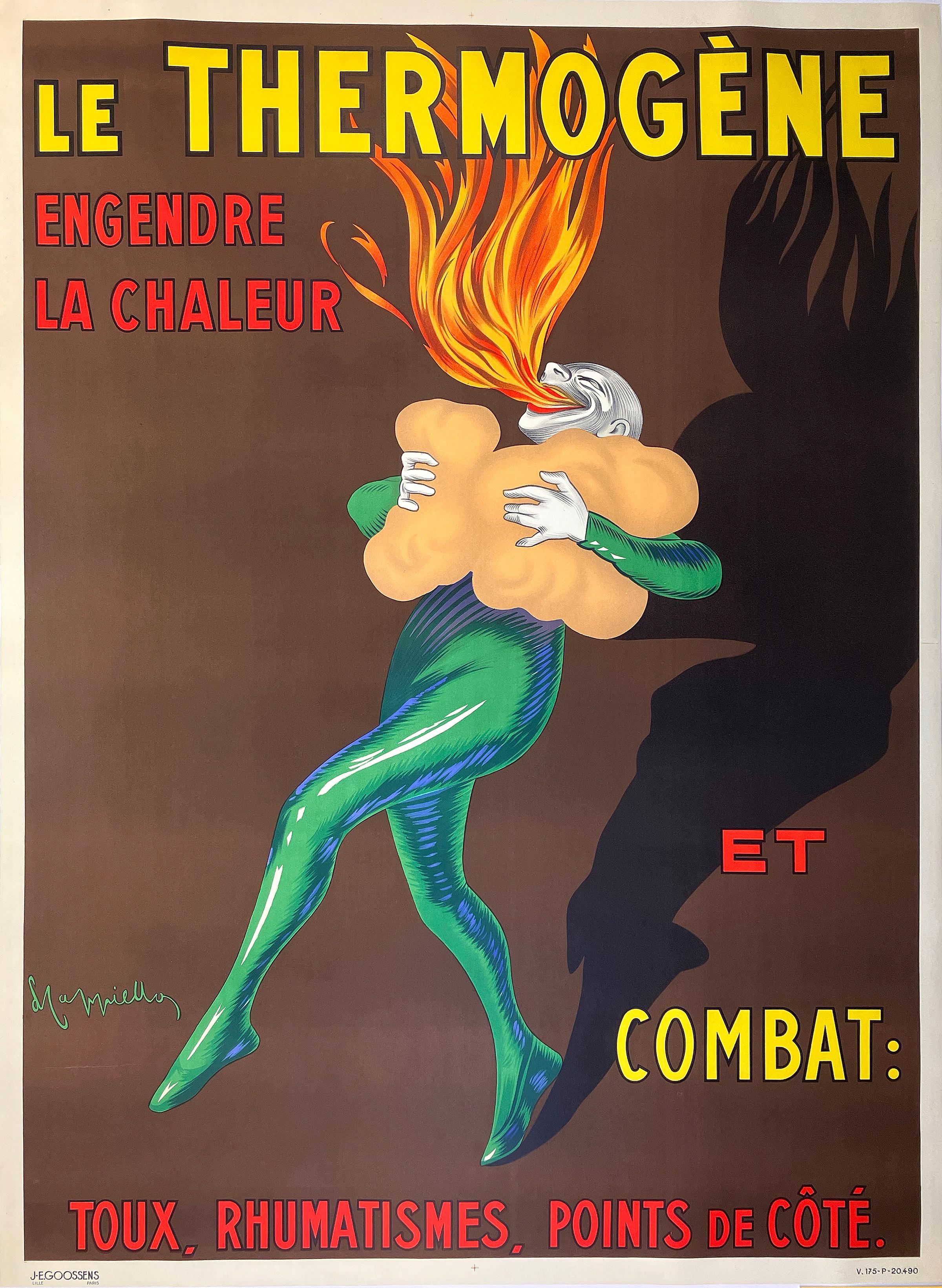 Leonetto Cappiello Print - Thermogene Large - Cappiello