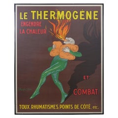 Affiche vintage d'origine Thermogene de Leonetto Cappiello