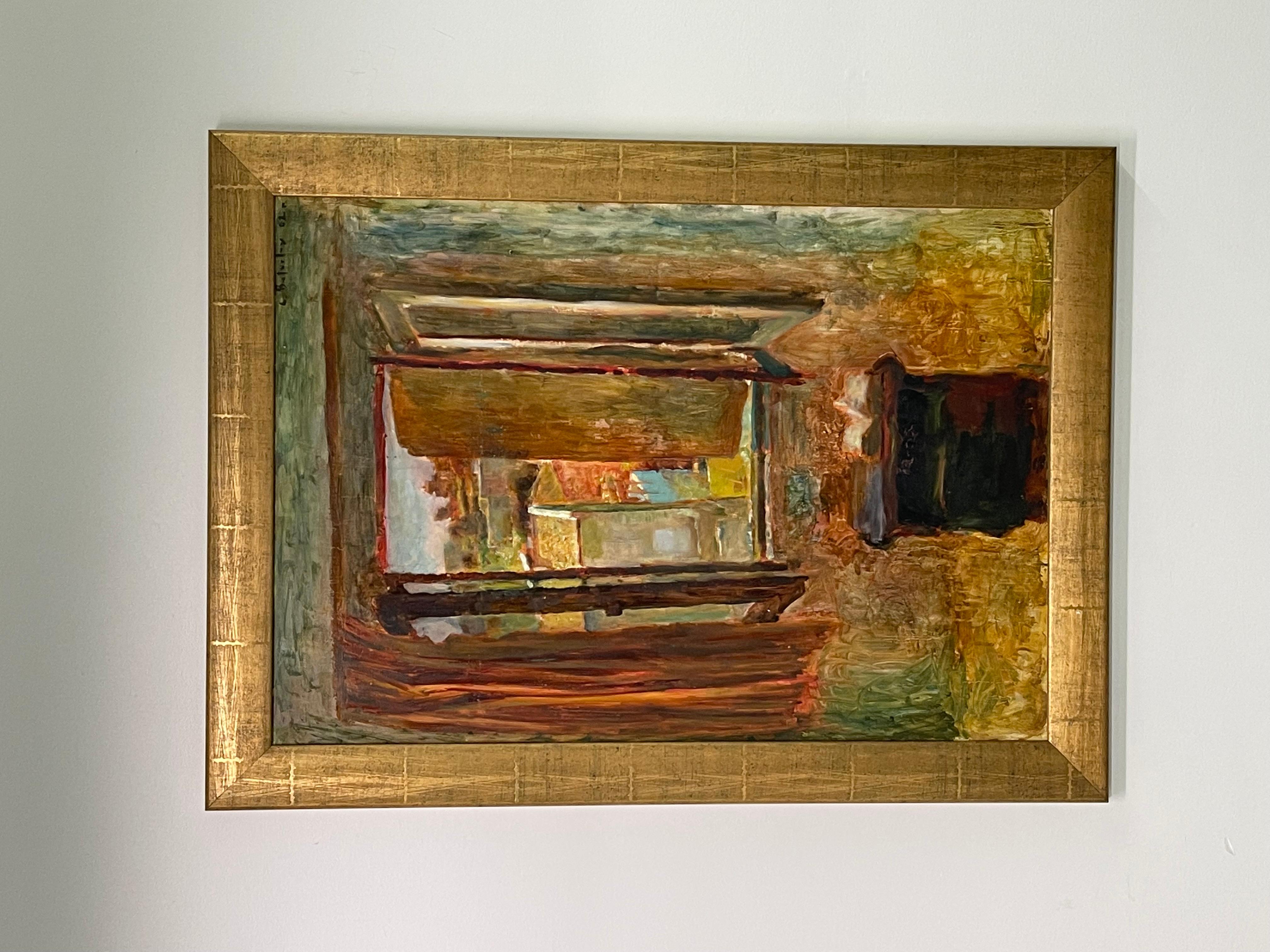Vista dallo Studio dell'Artista, Gerusalemme - Painting di Leonid Balaklav