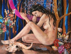 Conversation with Eternity, Painting, Oil on Canvas