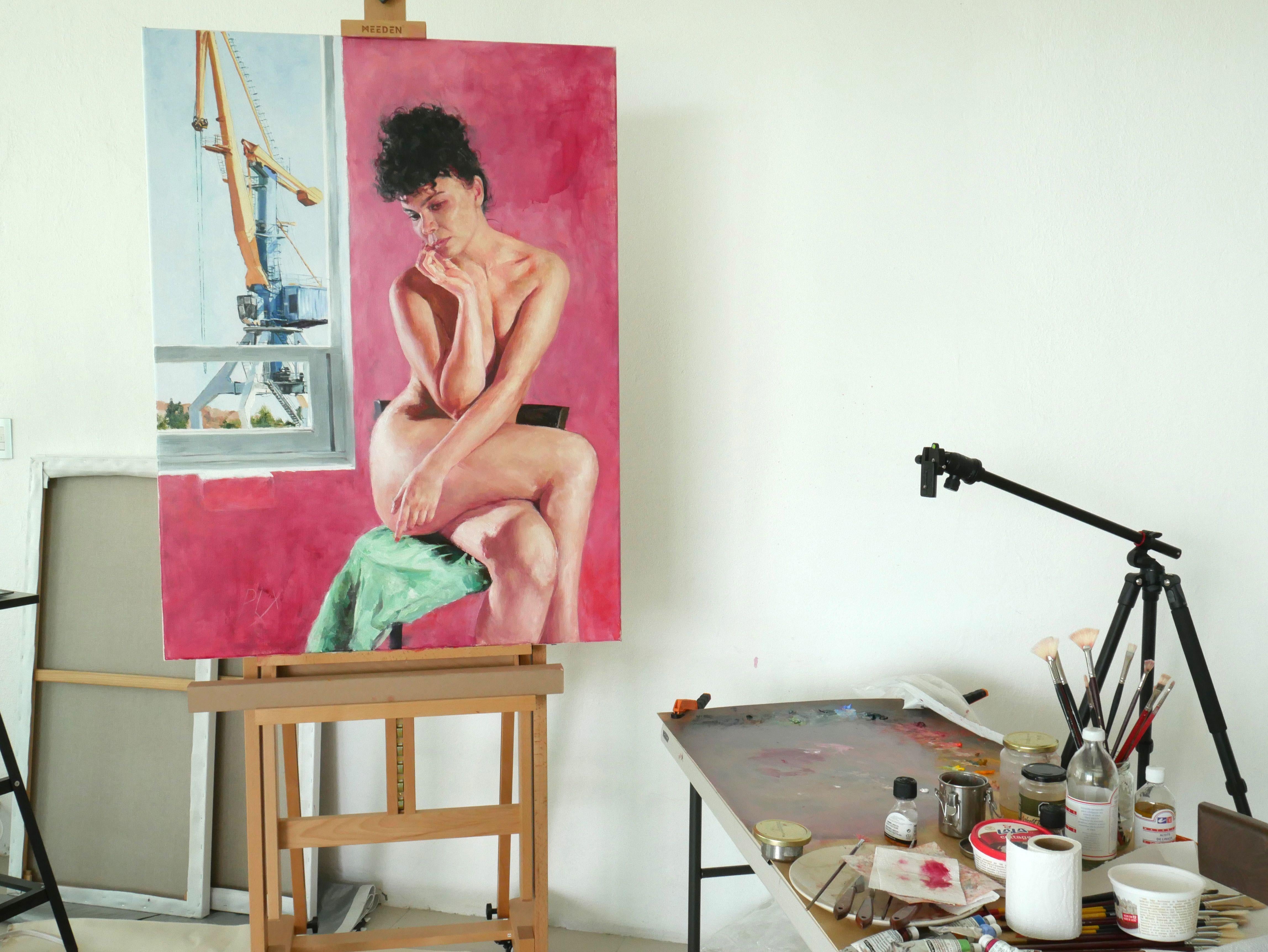 Deconstruction, Painting, Oil on Canvas For Sale 4