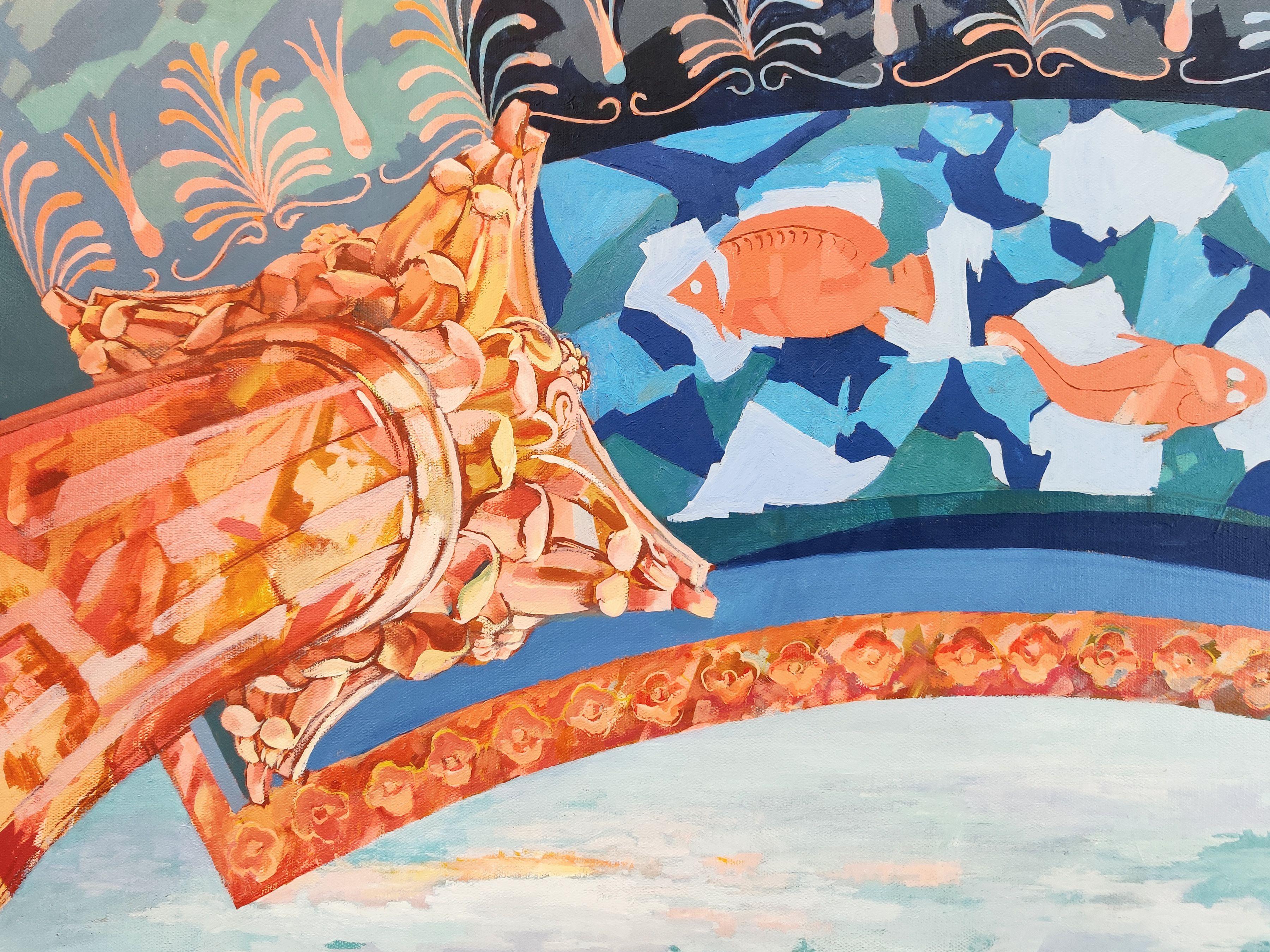 Sleeping Aphrodite, Painting, Oil on Canvas For Sale 1