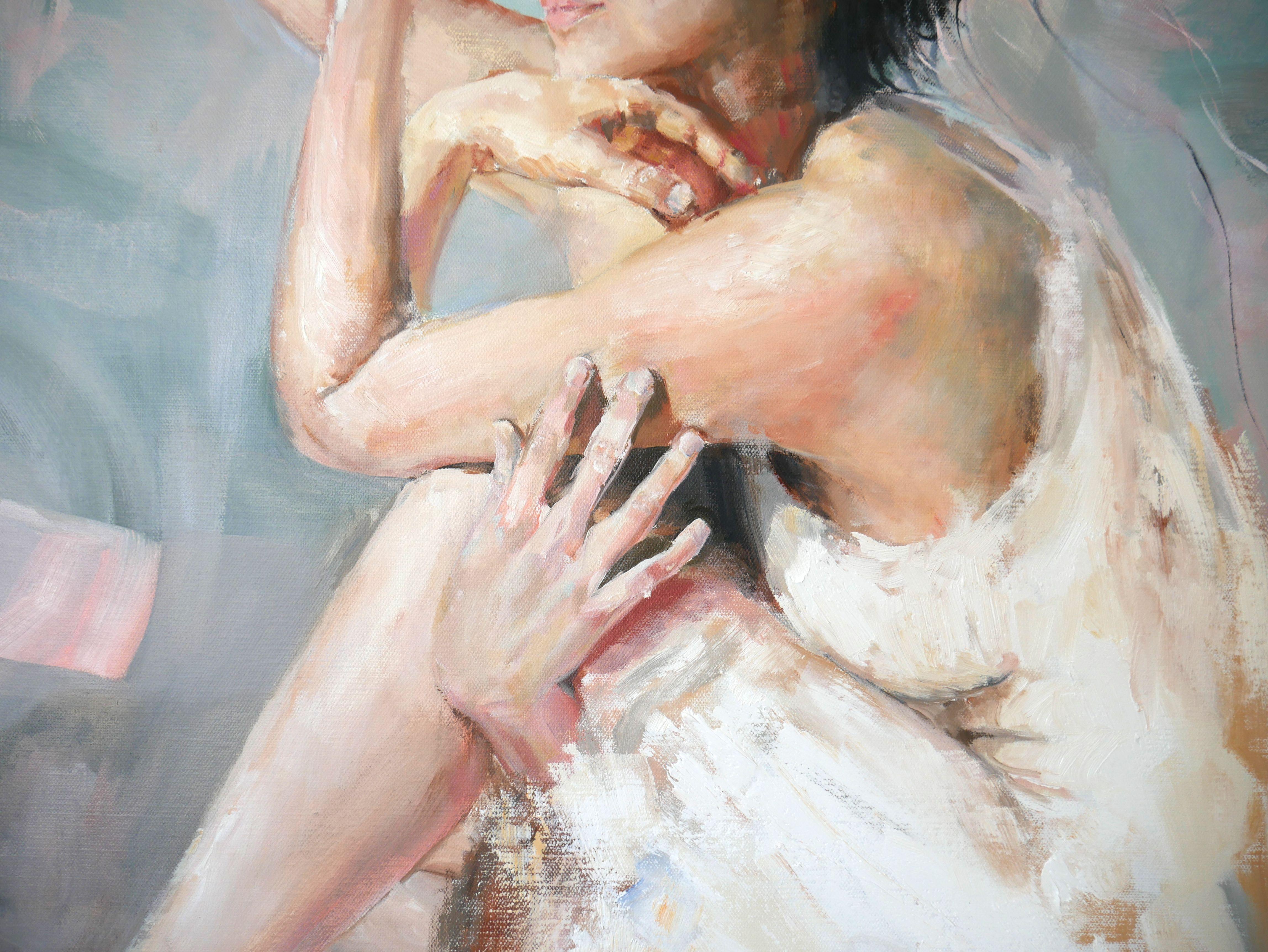 Der Tanz des Geistes, Gemälde, Öl auf Leinwand (Impressionismus), Painting, von Leonid Plekhanov
