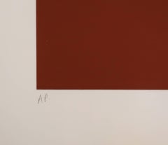 Leonid "Untitled (Red Ombre)" Serigraph