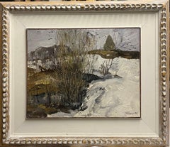 "Disgelo" Olio su cartone cm. 50 x 40  1965