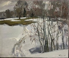 "Verso il bosco" Olio cm. 56 x 46  1971