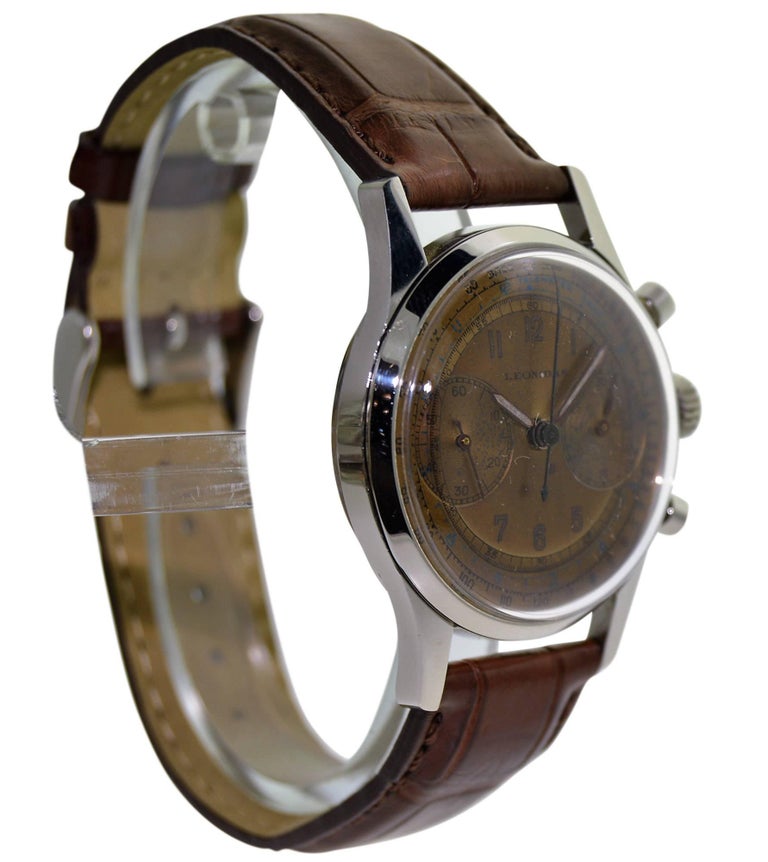 Leonidas - Heuer Leonidas s.a. Vintage Chronograph Pre Carrera- cal