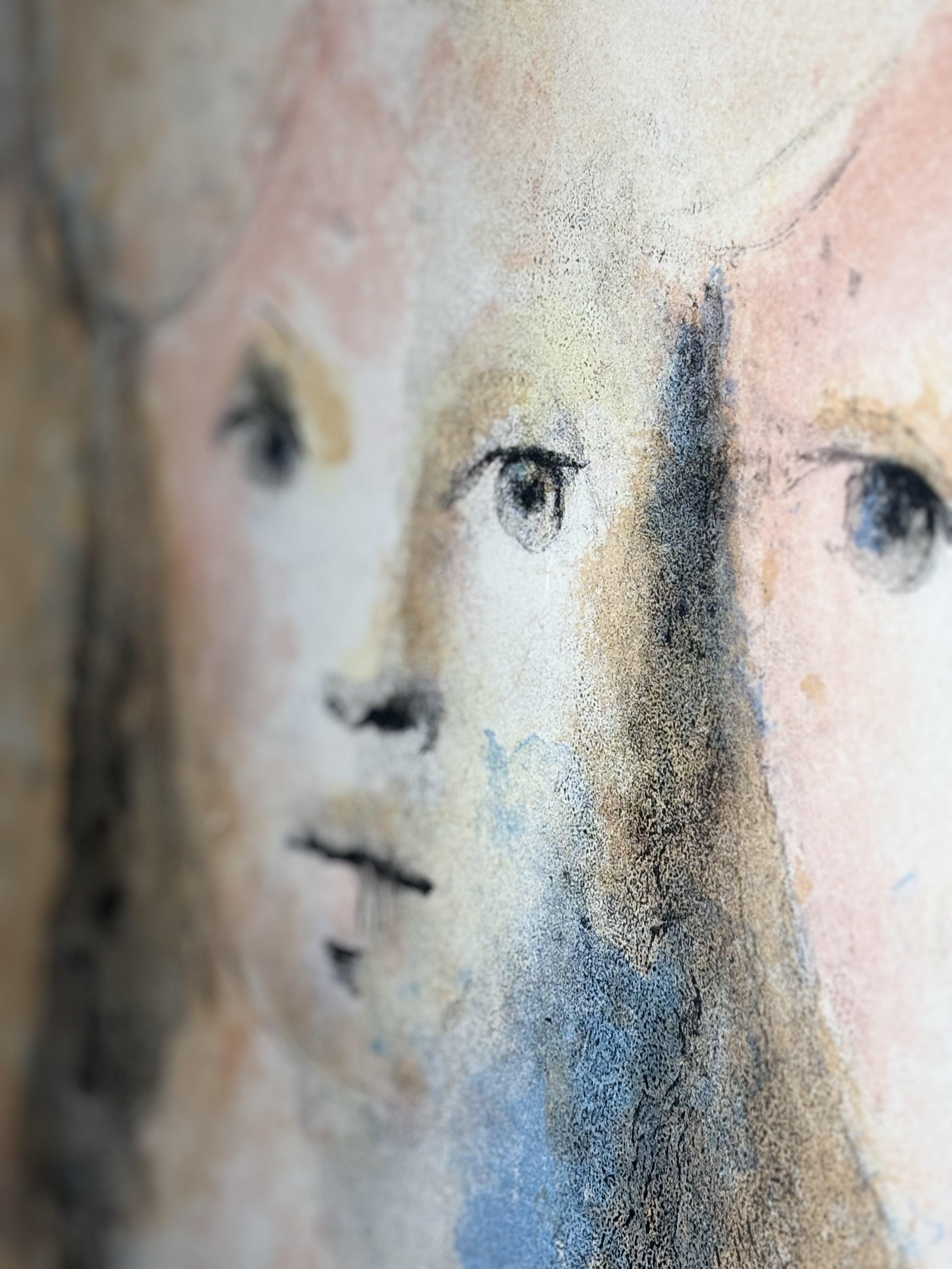 Leonor Fini (1907-1996), estampe originale en couleurs, signée et Dedicée par l'Artiste Bon état - En vente à RUEIL-MALMAISON, FR