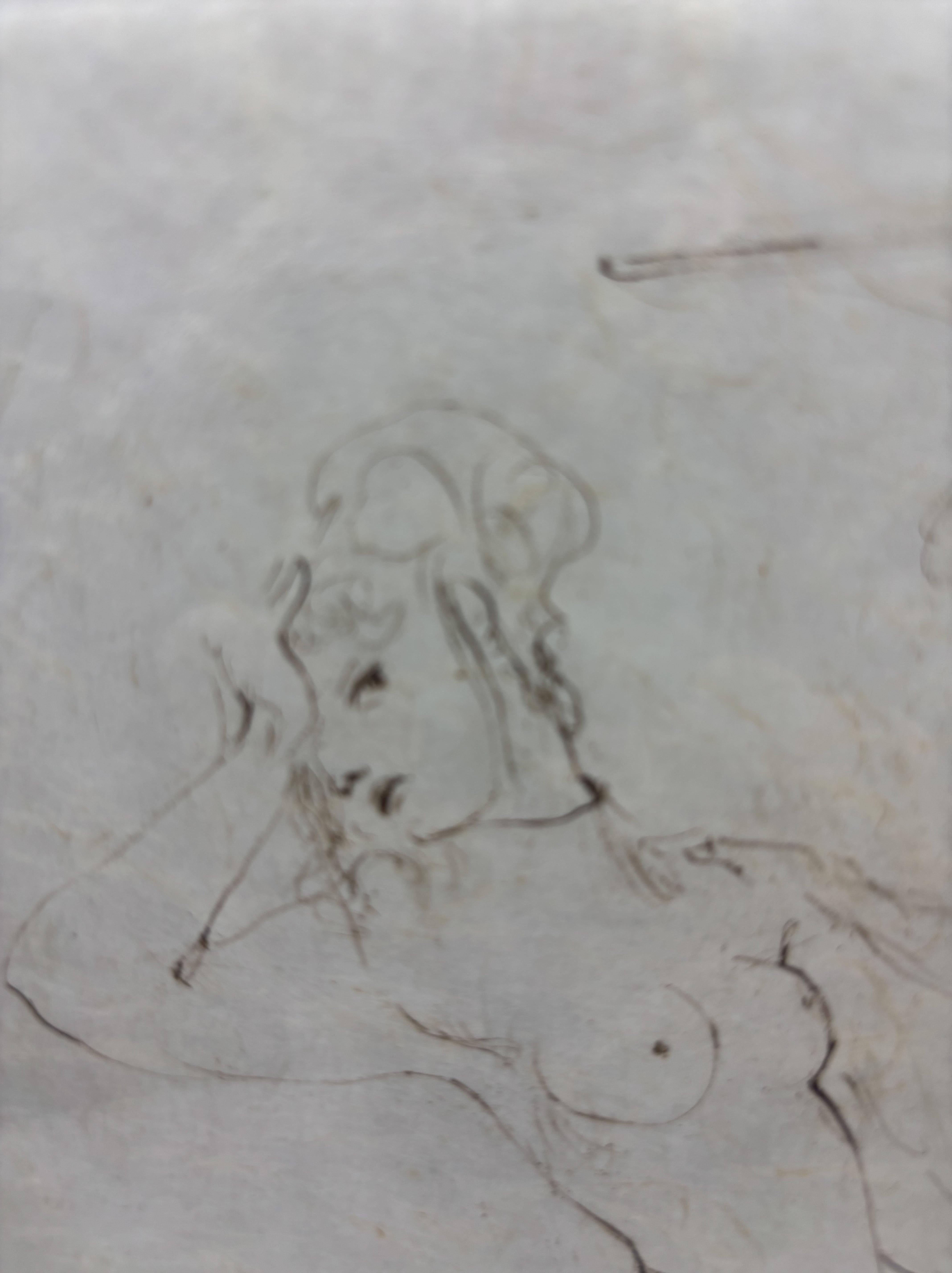 Leonor Fini (1907-1996), Stampa calcografica originale, firmata dall'artista in vendita 4