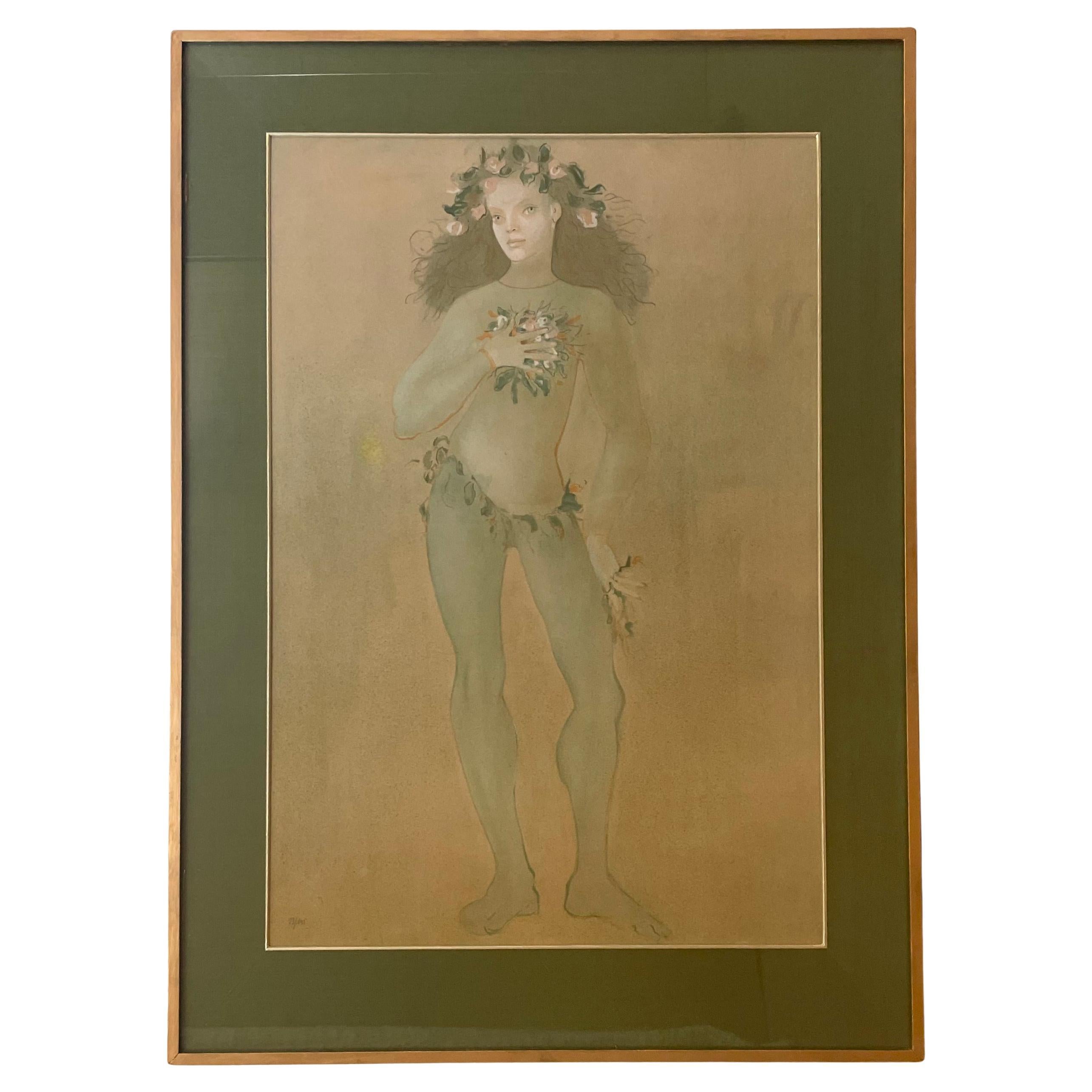 Leonor Fini, rare print on paper