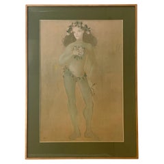 Leonor Fini, rare print on paper