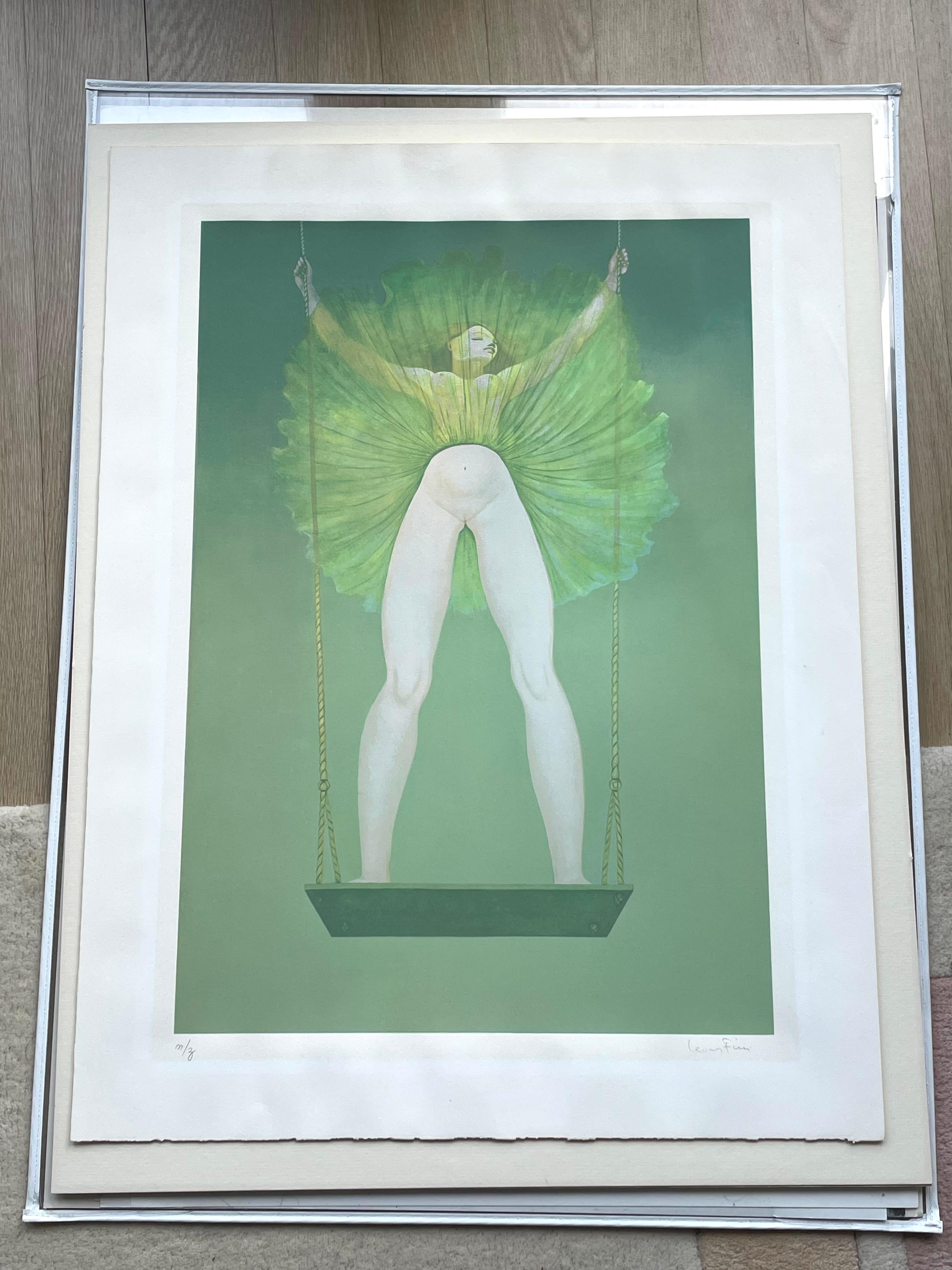 Leonor Fini, woman, rare print on paper In Excellent Condition For Sale In Saint ouen, FR