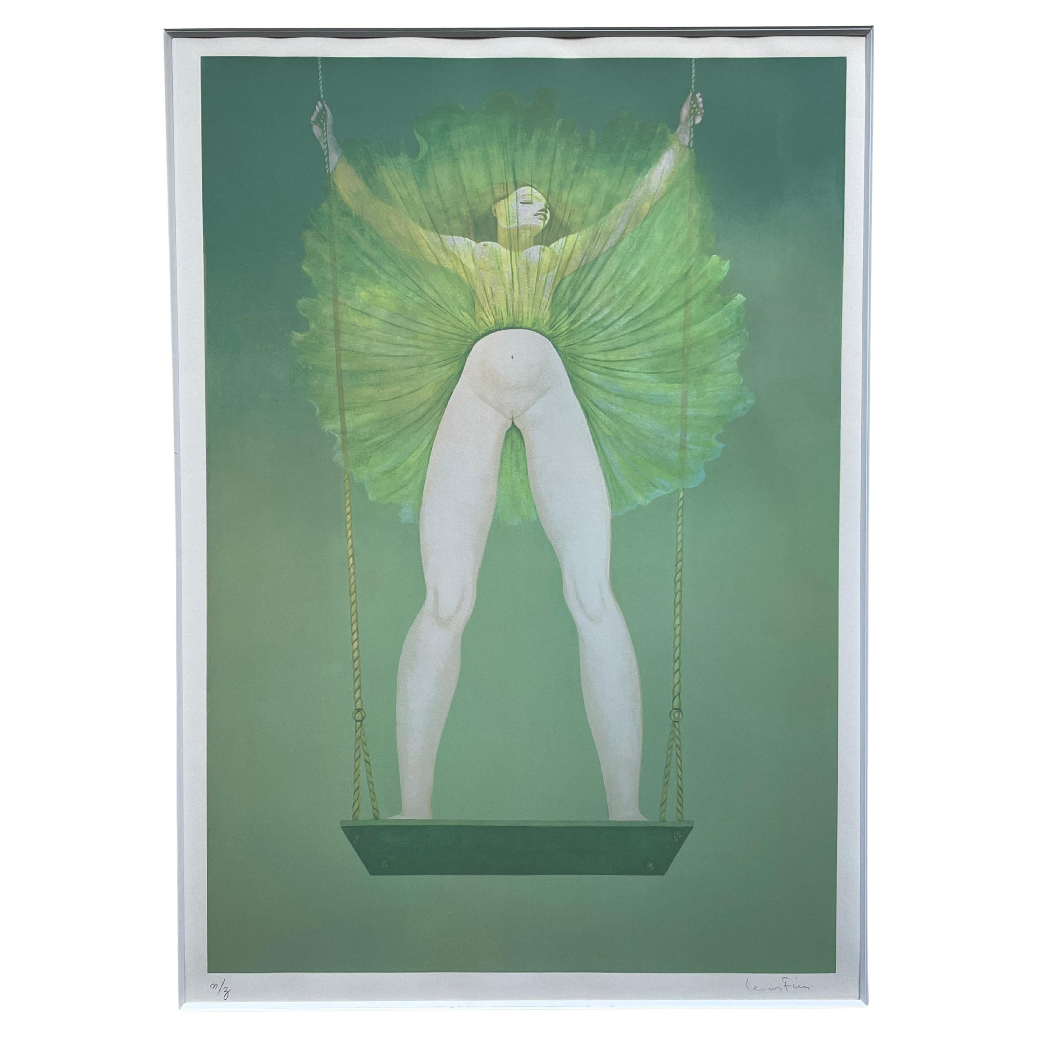 Leonor Fini, woman, rare print on paper