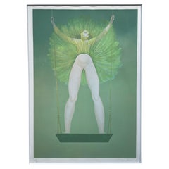 Leonor Fini, woman, rare print on paper