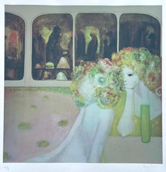 Leonor Fini, women, rare print on paper