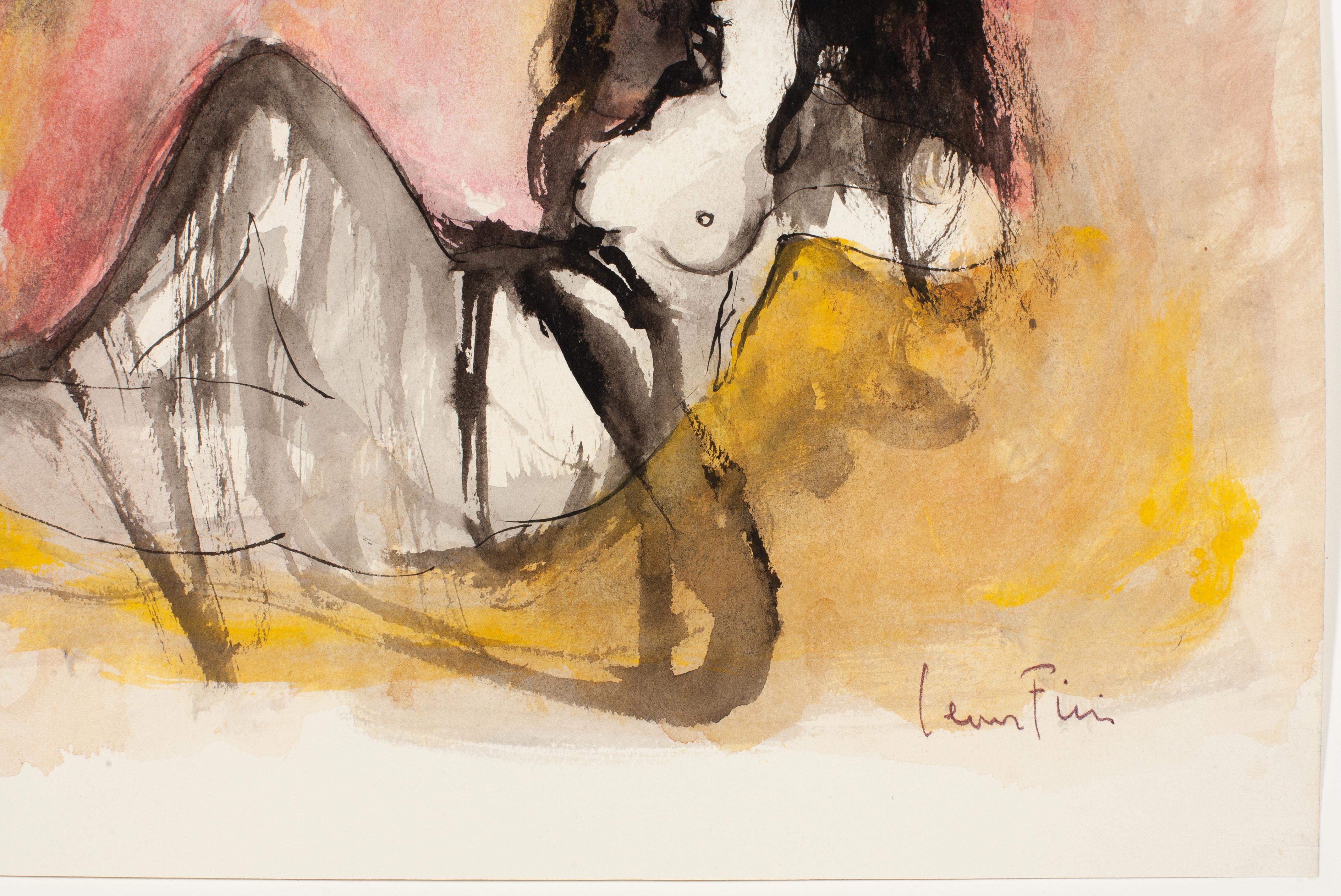 1 - Expressionniste Painting par Leonor Fini