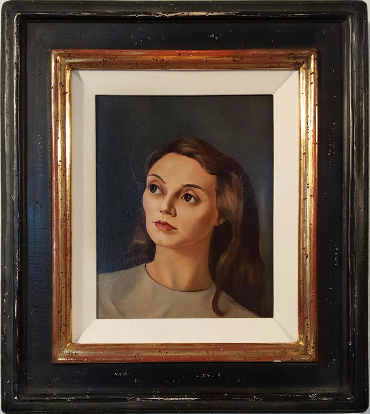 Portrait Painting Leonor Fini - Portrait de femme (autoportrait ?) 