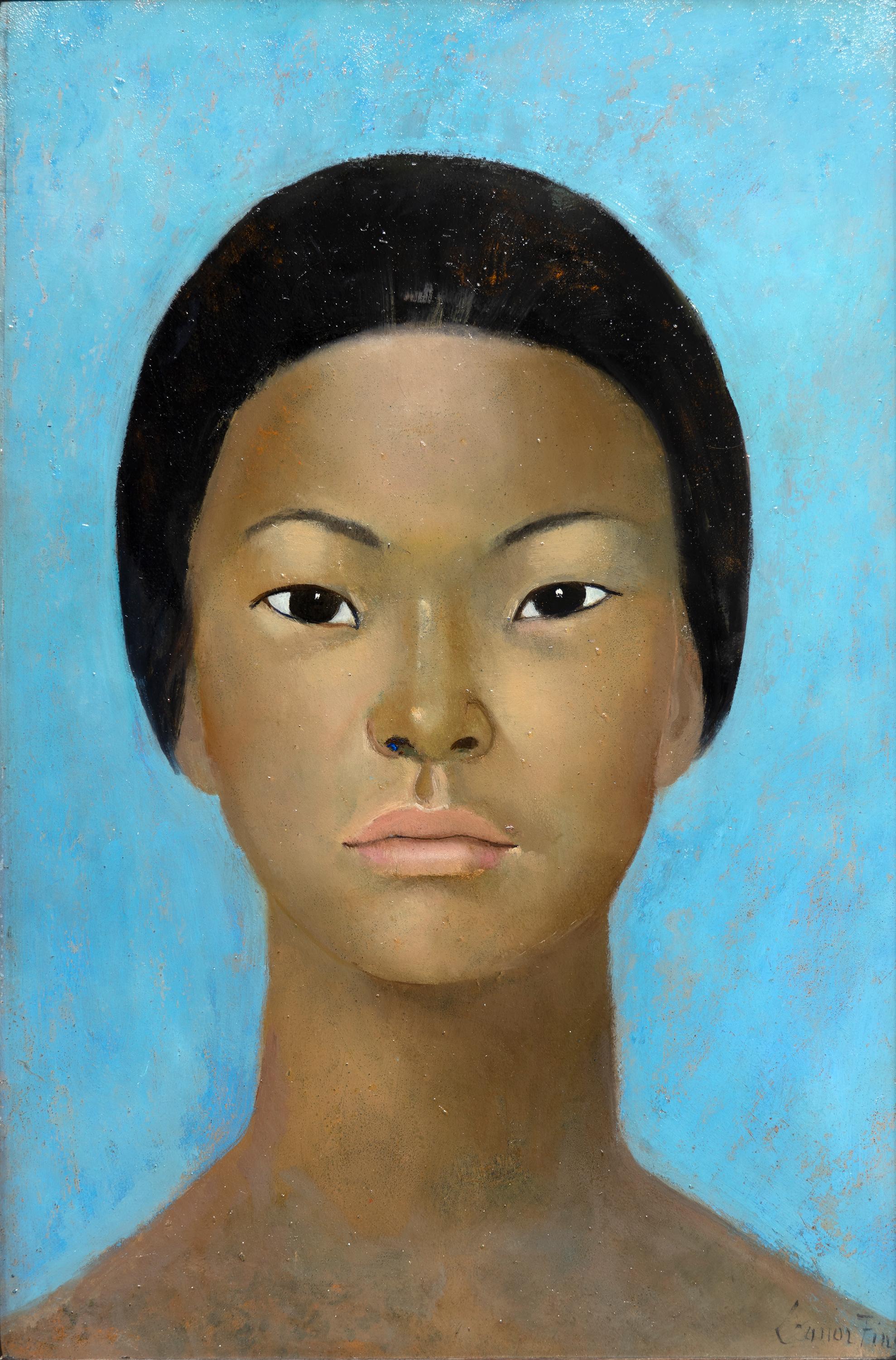 Portrait of Pao Ying - Painting by Leonor Fini