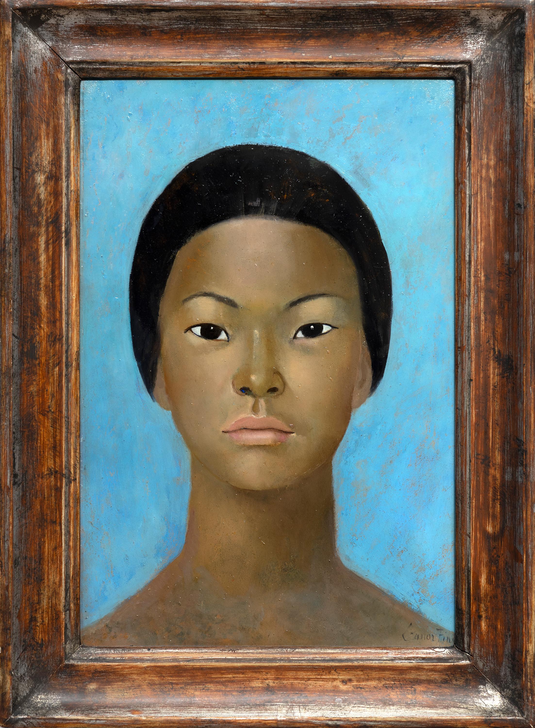 Leonor Fini Figurative Painting - Portrait of Pao Ying