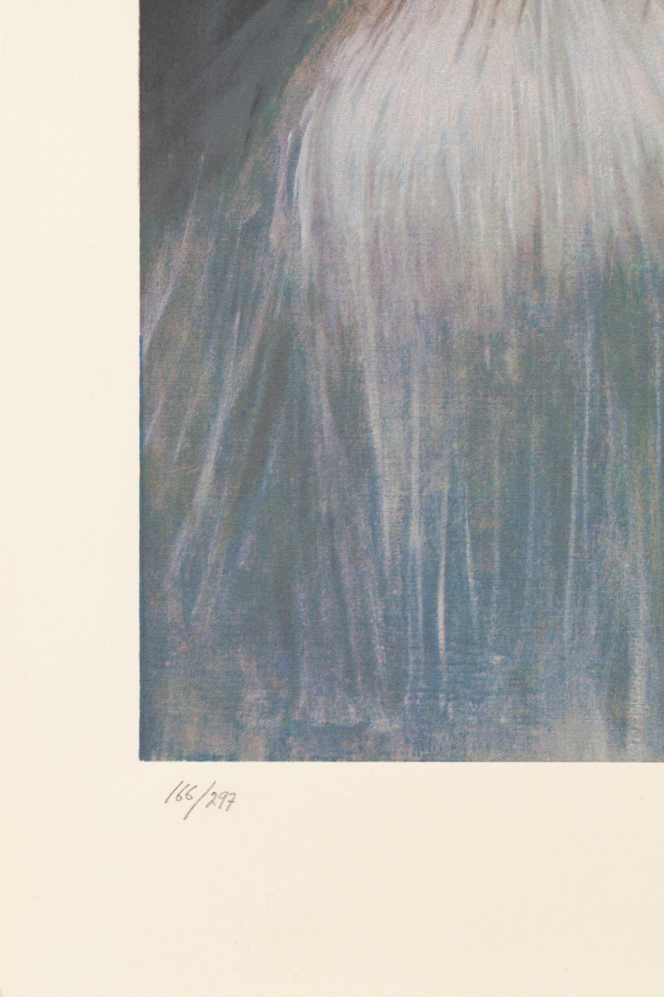 Adoration - Beige Portrait Print by Leonor Fini